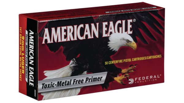 Federal Premium American Eagle Indoor Range 9mm Luger 147 grain Full Metal Jacket