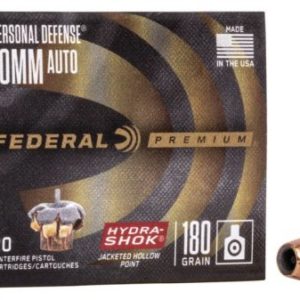 Federal Premium Centerfire Handgun Ammunition 10mm Auto 180 grain1