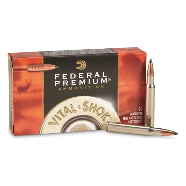 Federal Premium Vital-Shok, .30-06 Springfield, Trophy Copper Bullet, 180 Grain Of 500 Rounds